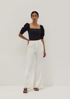 Tabitha Puff Sleeve Bustier Top