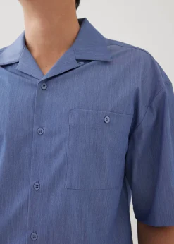 Tailor Unisex Chambray Oversized Collared Shirt
