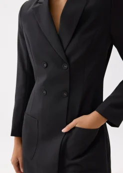 Tailored A-line Mini Blazer Dress