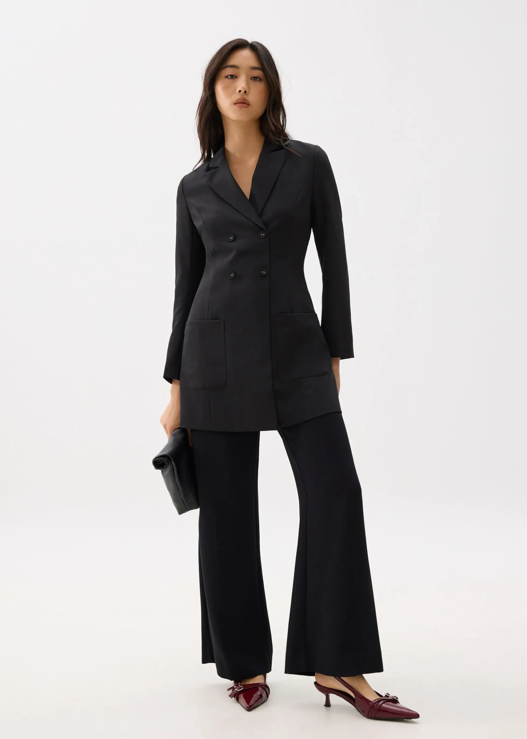 Tailored A-line Mini Blazer Dress