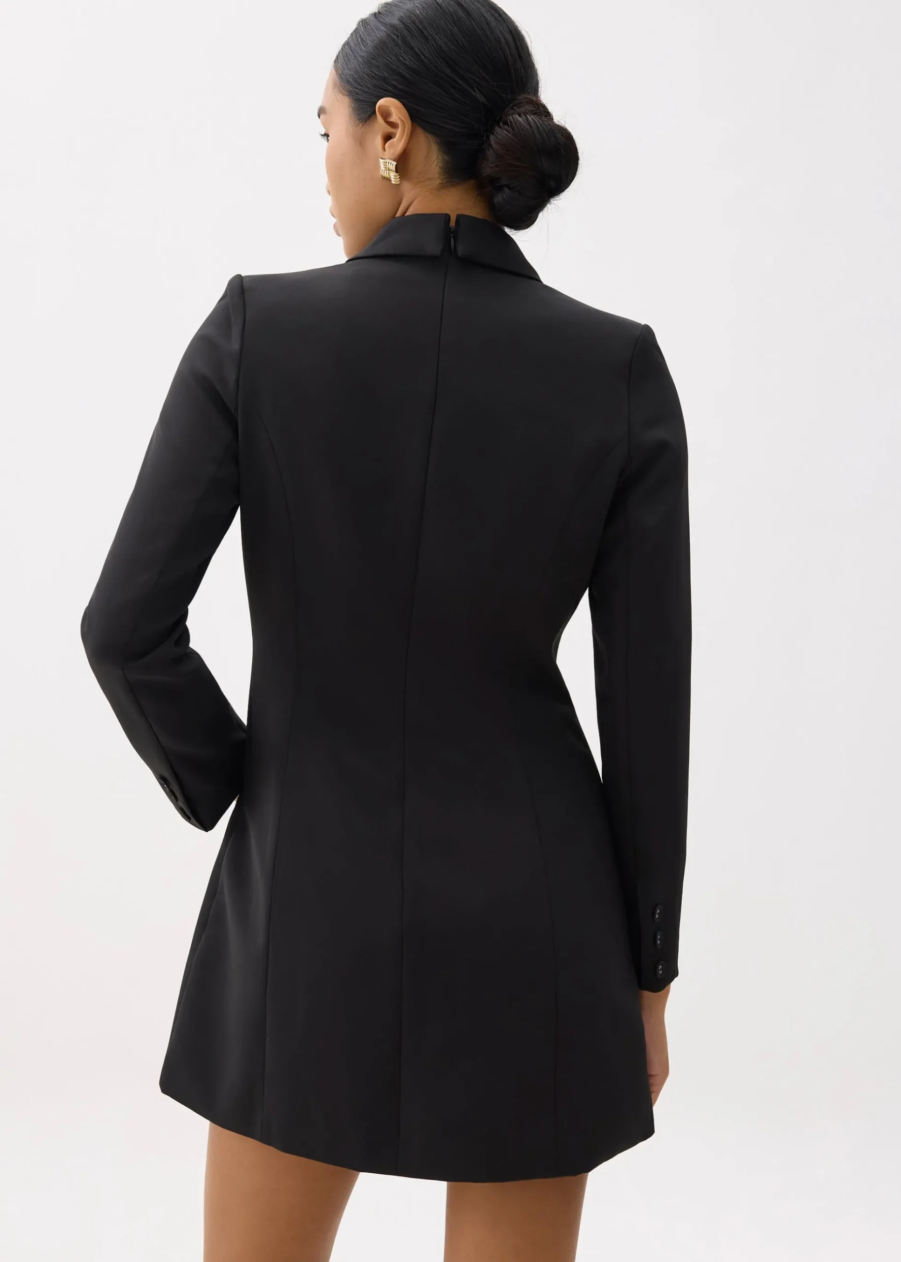 Tailored A-line Mini Blazer Dress