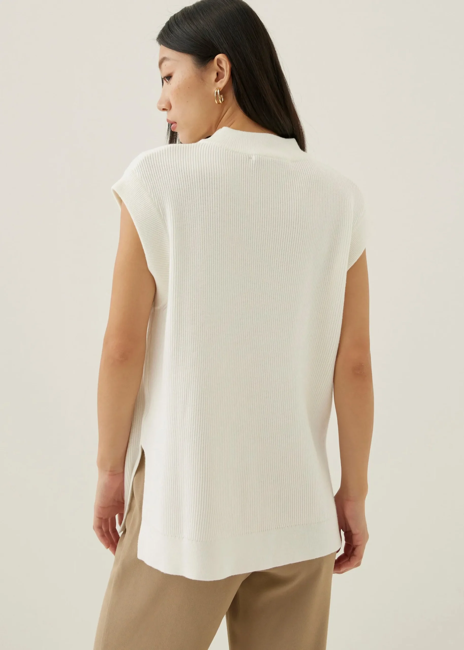 Taniya High Neck Knit Top