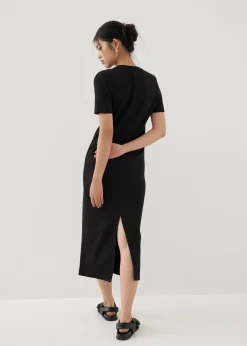 Tasmin Rayon Midaxi Shirt Dress