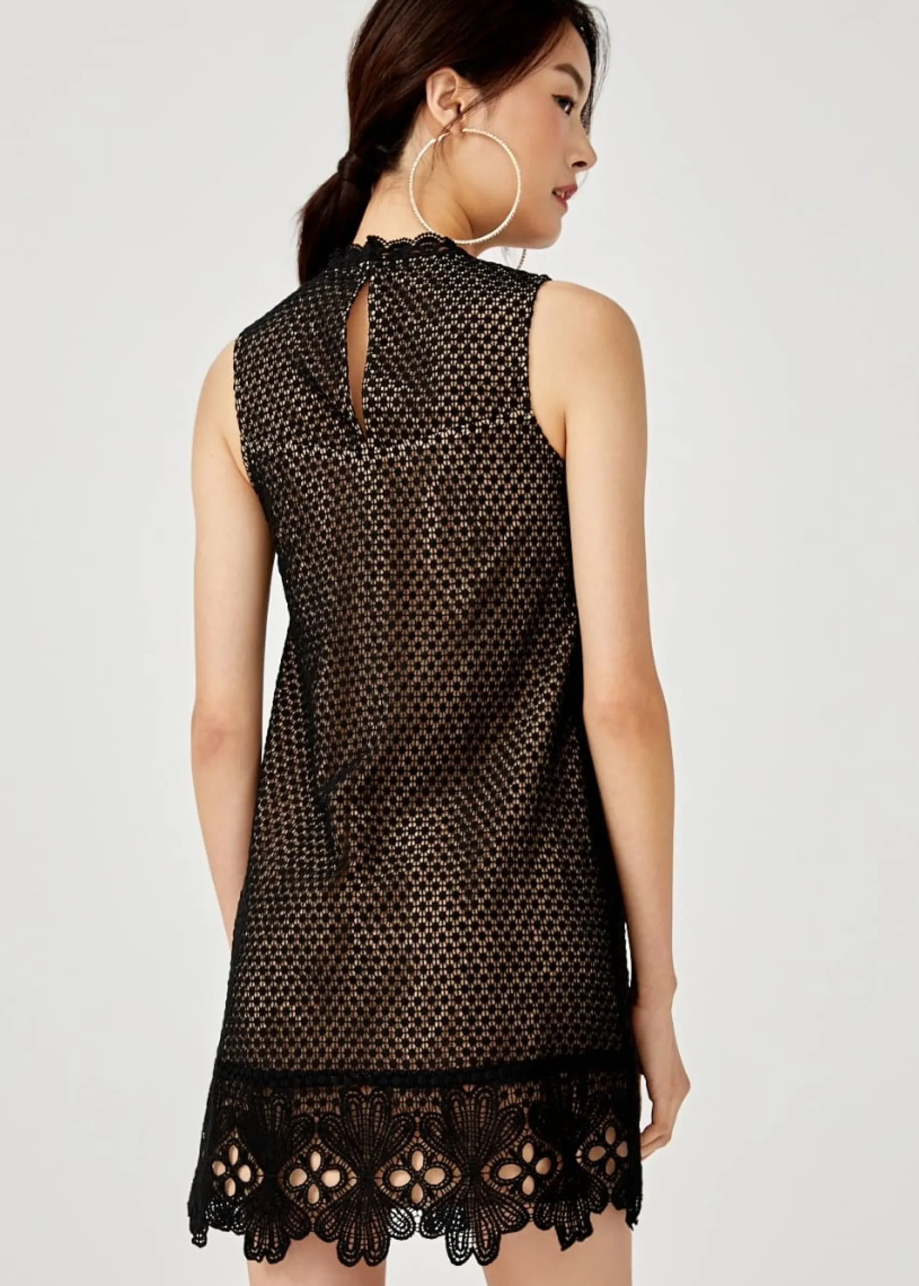Tenley Lace Overlay Dress