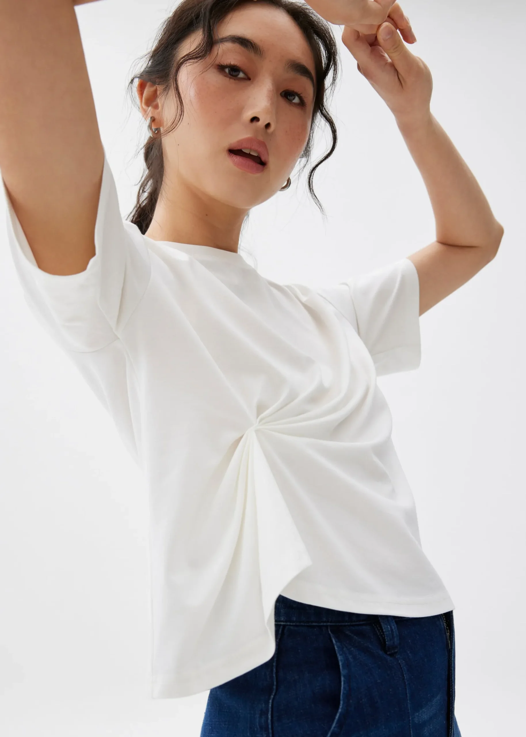 Tie Front Jersey Tee