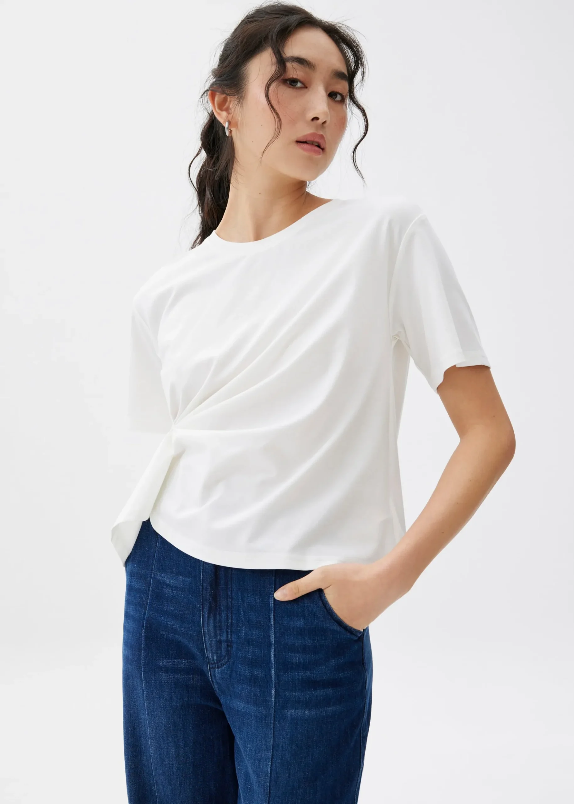 Tie Front Jersey Tee