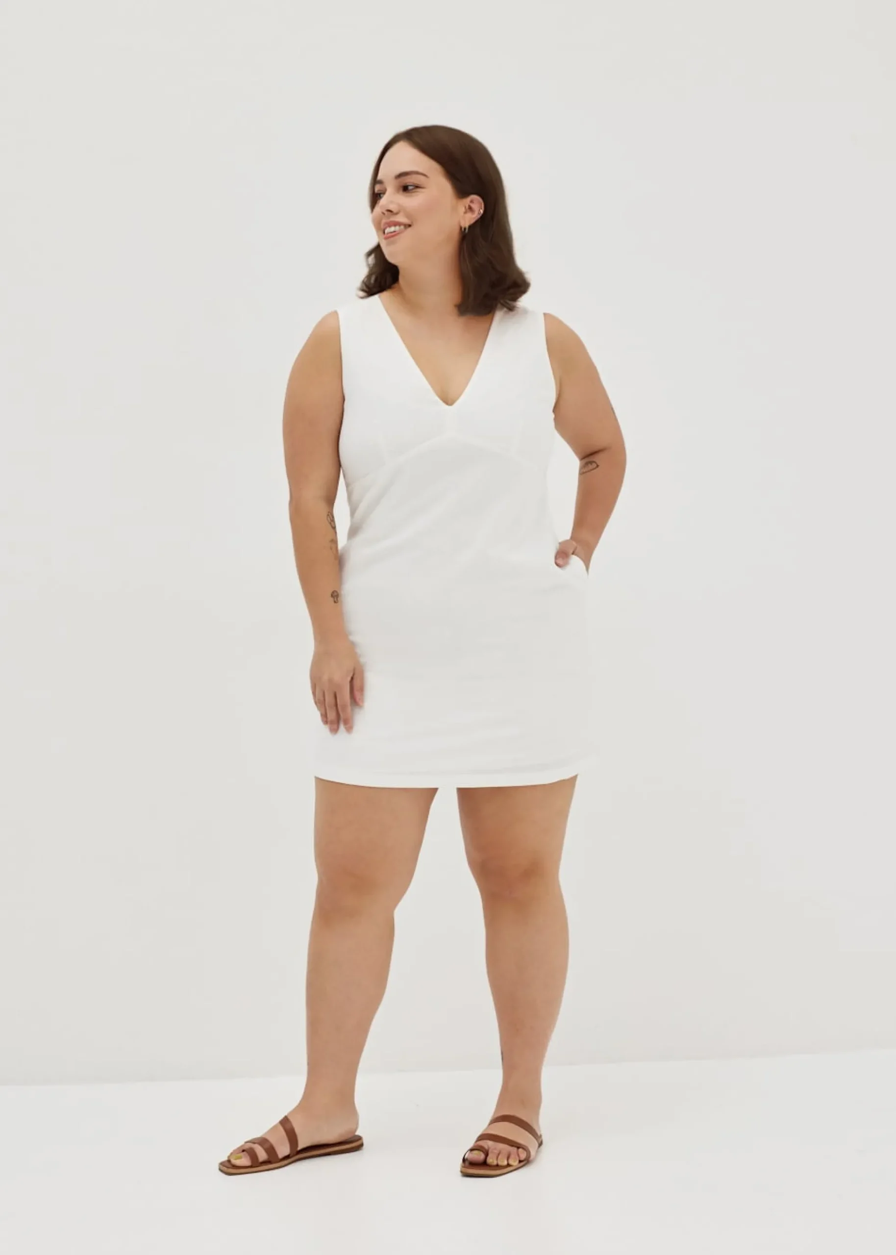 Tillie Linen Shift Dress