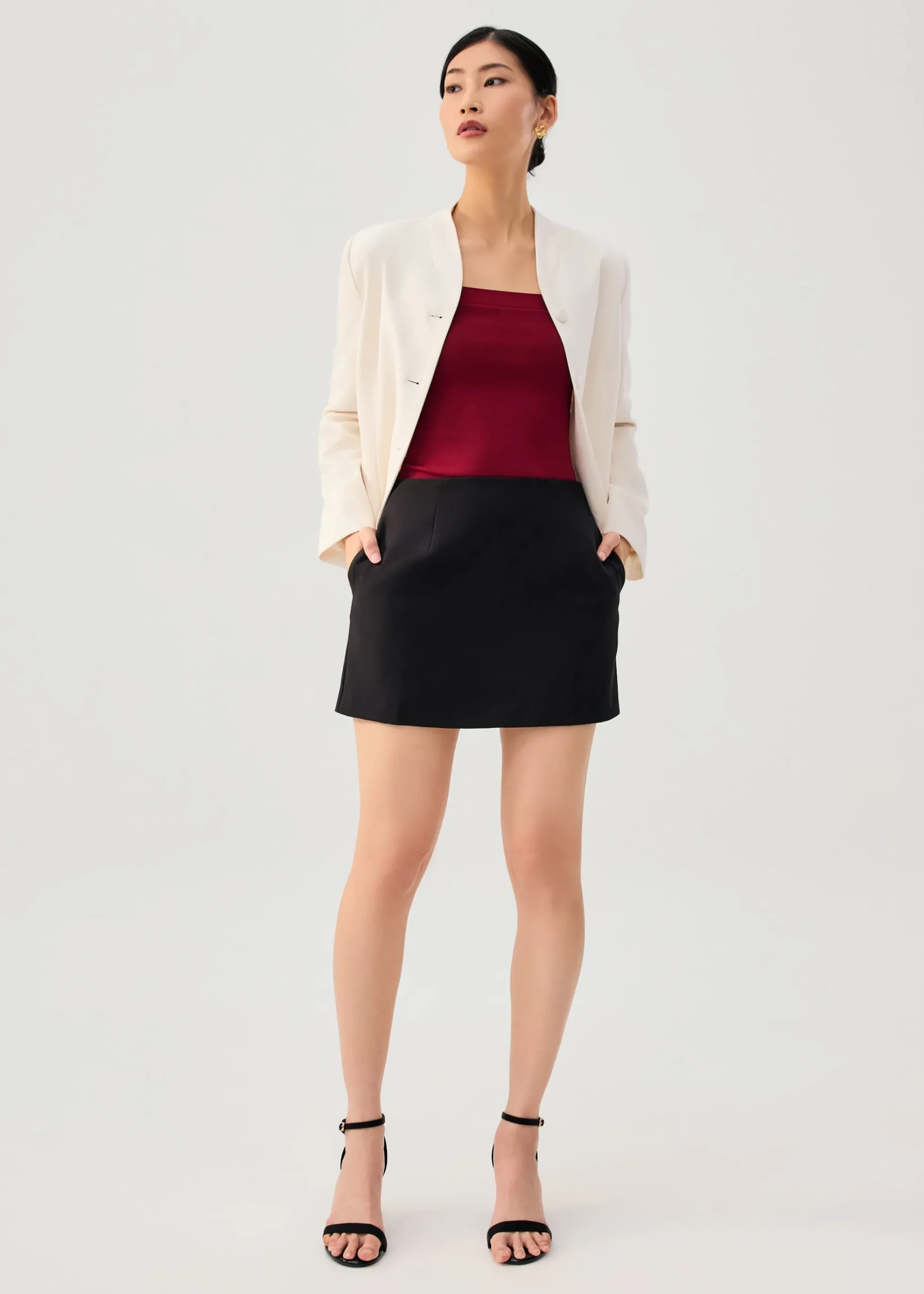 Tola Knit Cross Back Tank Top