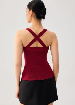 Tola Knit Cross Back Tank Top