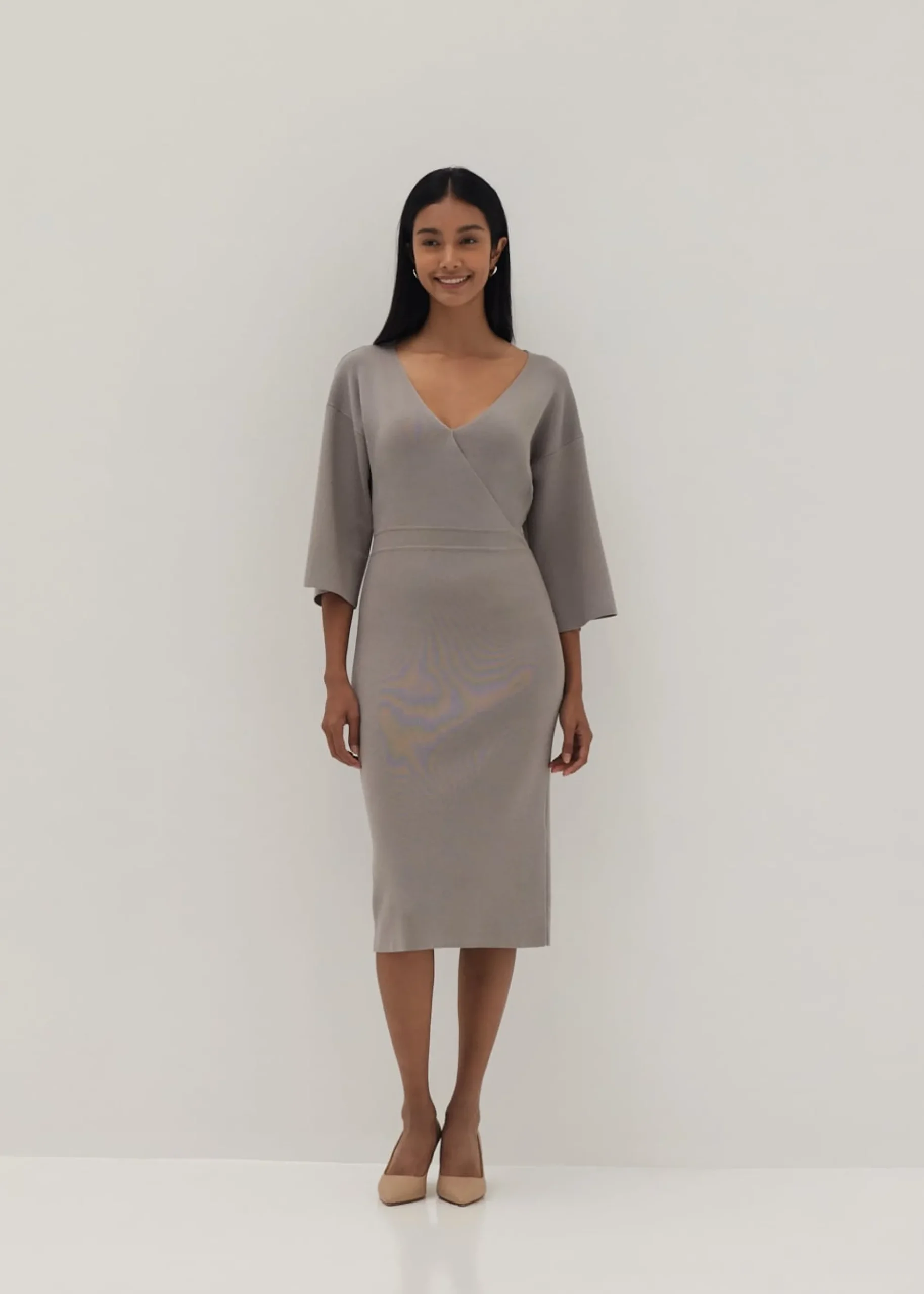 Tori Column Midi Knit Dress
