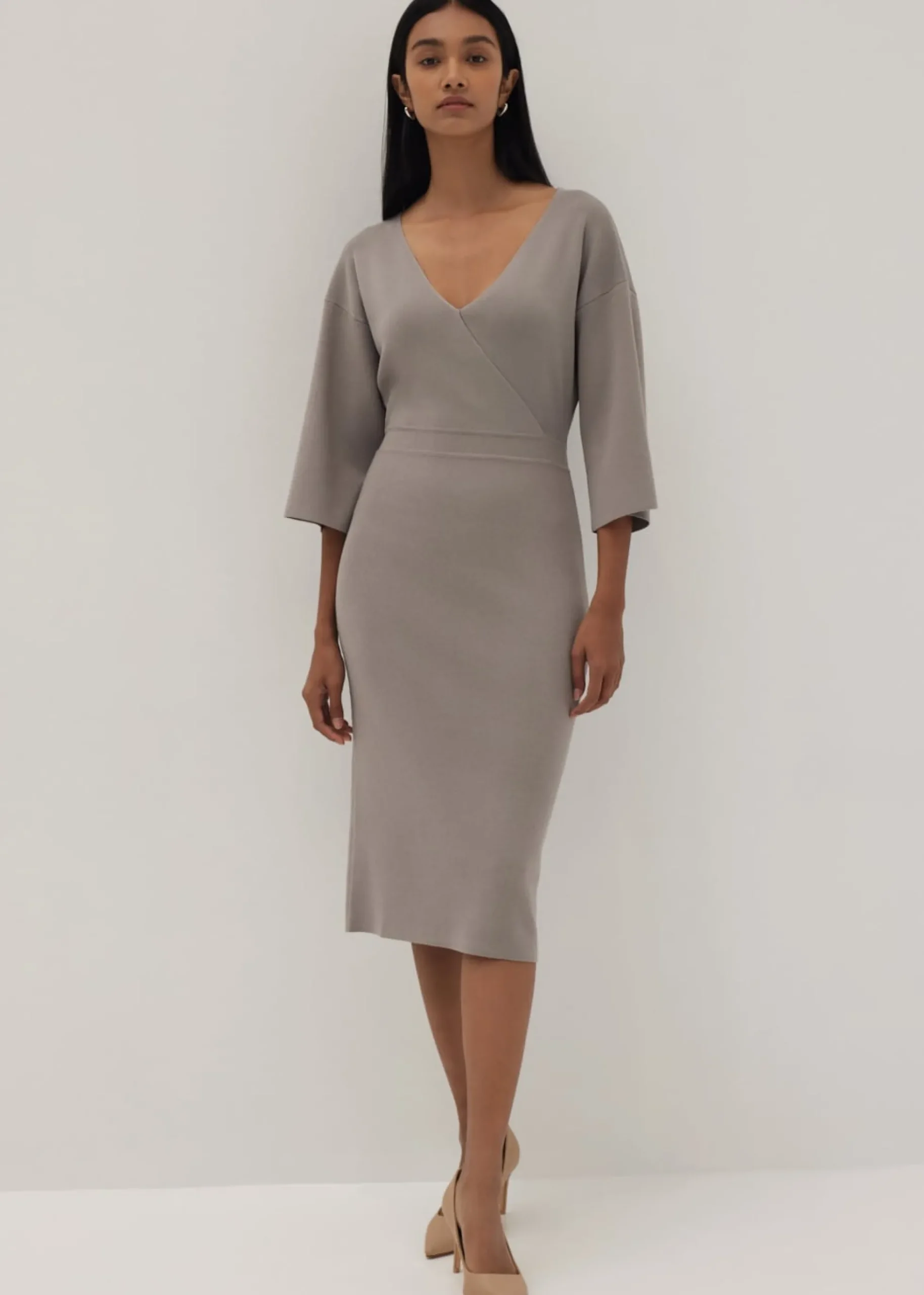 Tori Column Midi Knit Dress