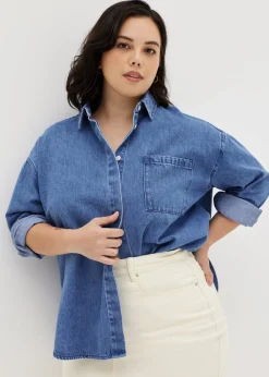 Trinity Denim Collared Shirt