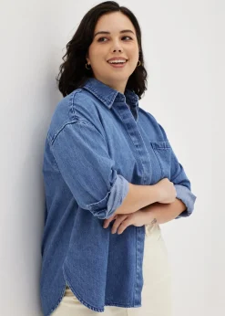 Trinity Denim Collared Shirt