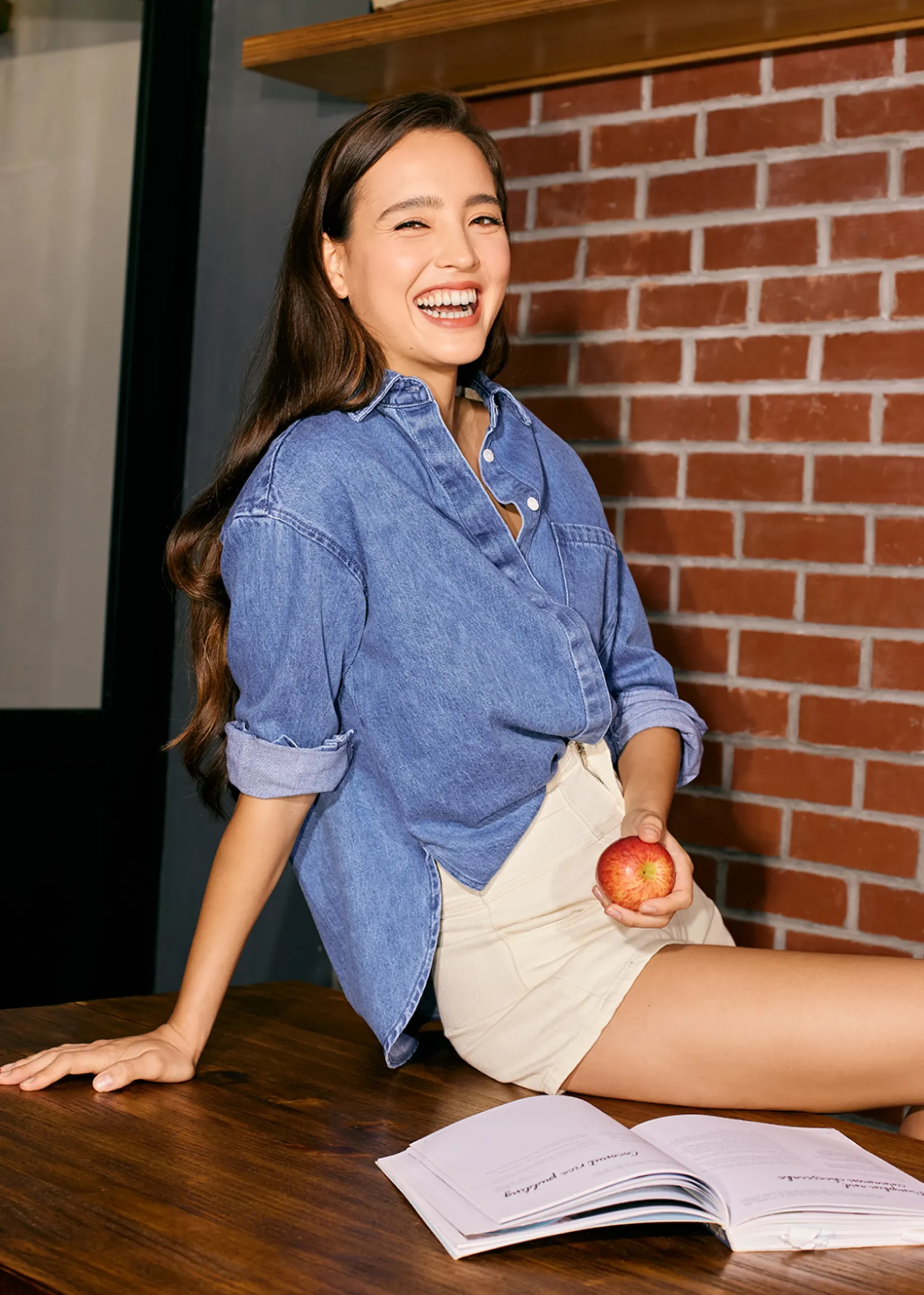 Trinity Denim Collared Shirt