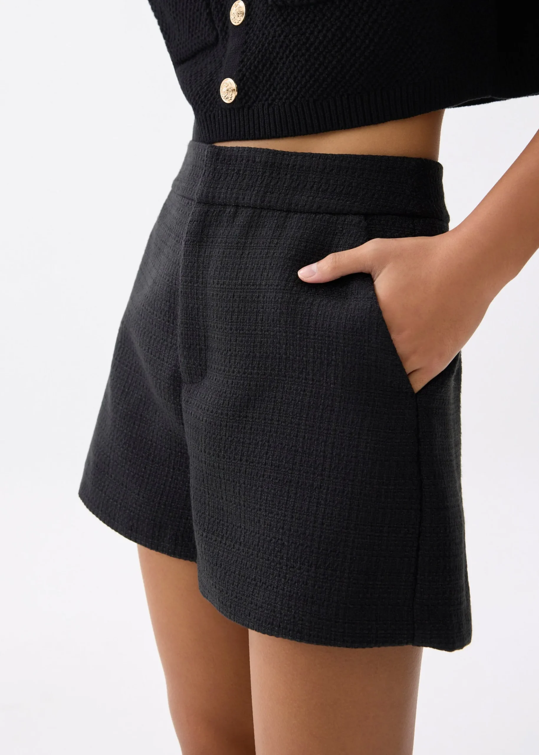 Tweed A-line Shorts