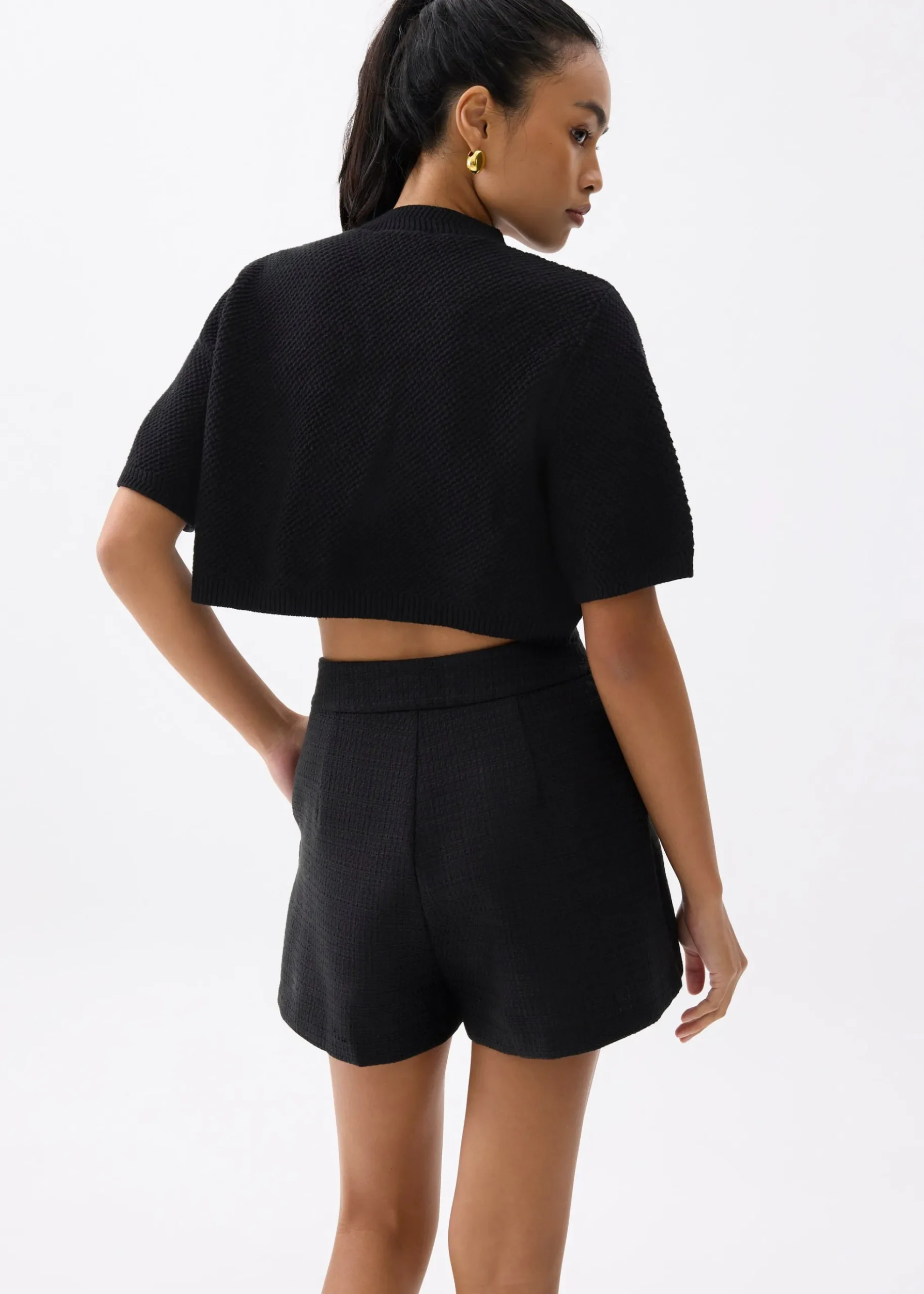 Tweed A-line Shorts