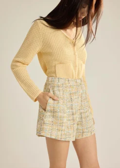 Tweed A-Line Shorts