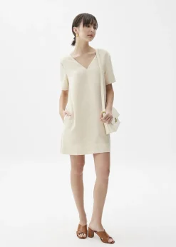 Tweed Shift Mini Dress