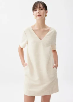 Tweed Shift Mini Dress