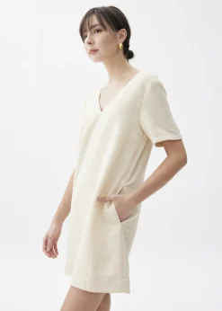 Tweed Shift Mini Dress