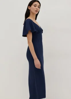 Valorie Flutter Sleeve Mermaid Dress