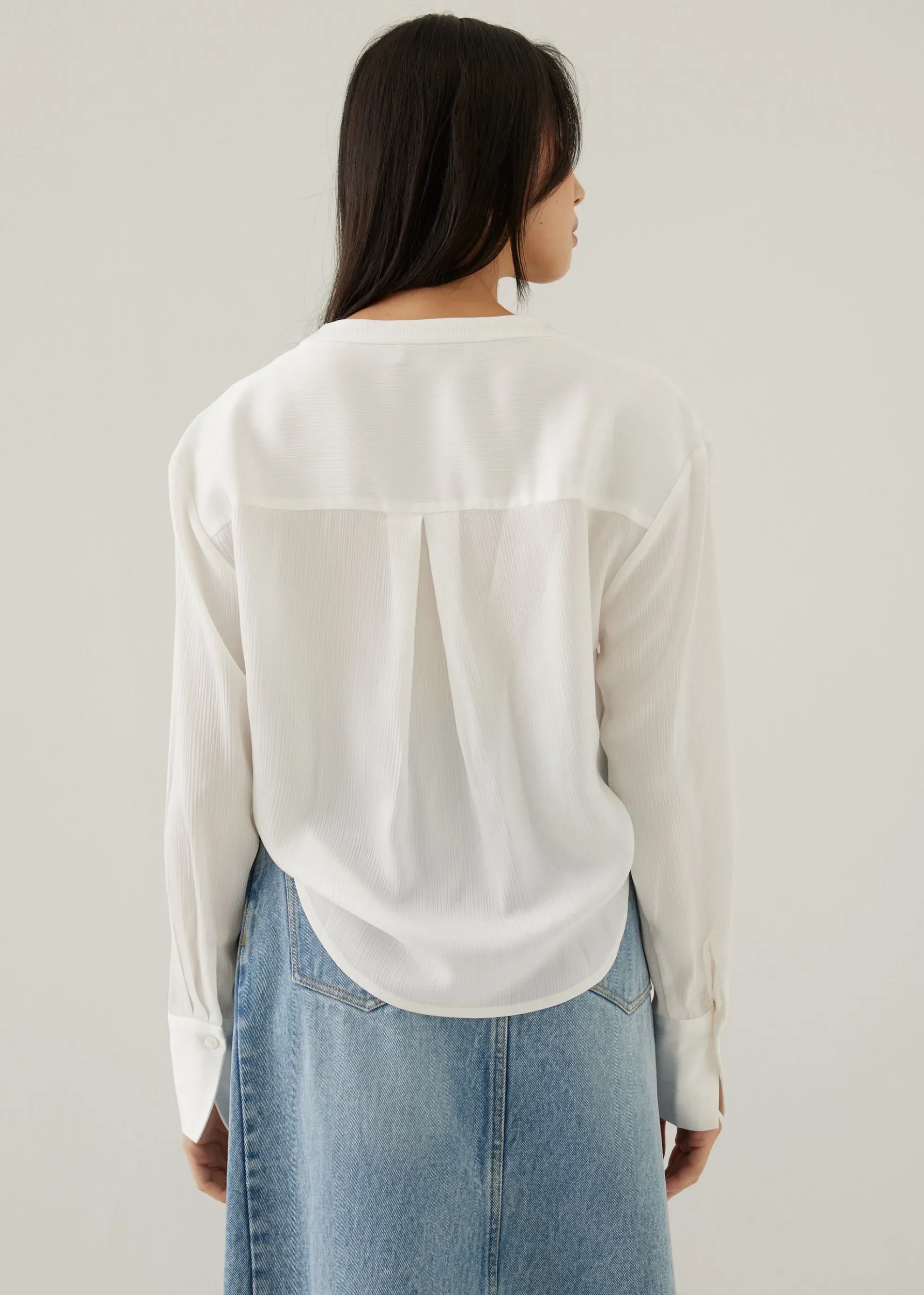Vanya Relaxed Drape Blouse