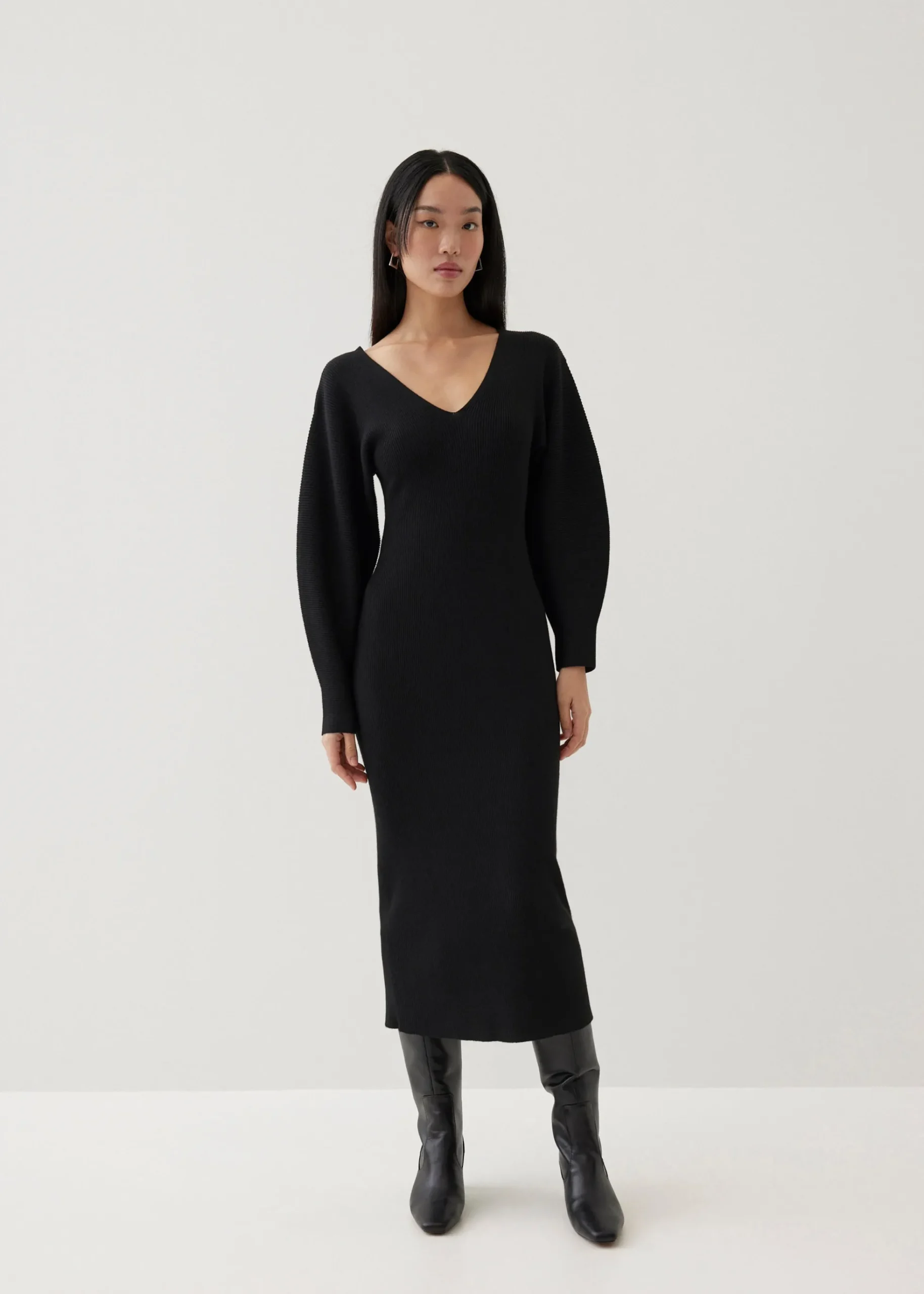 Veera Knit Column Midaxi Dress