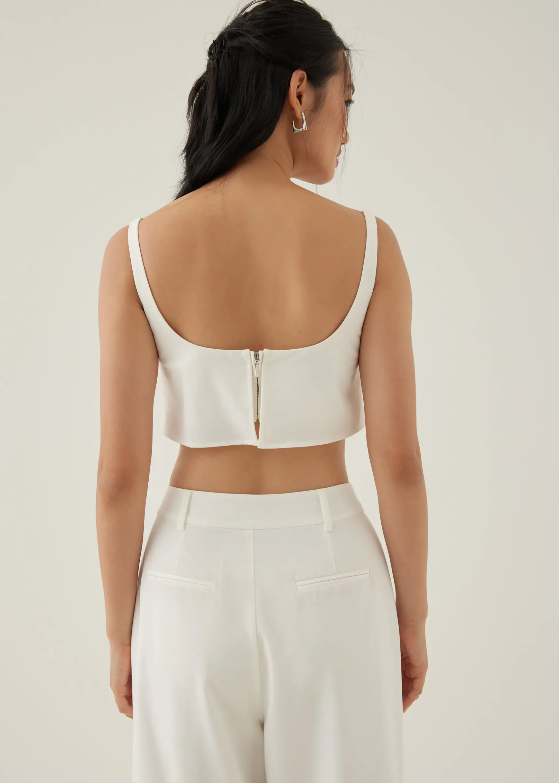 Veera Padded Cropped Tank Top
