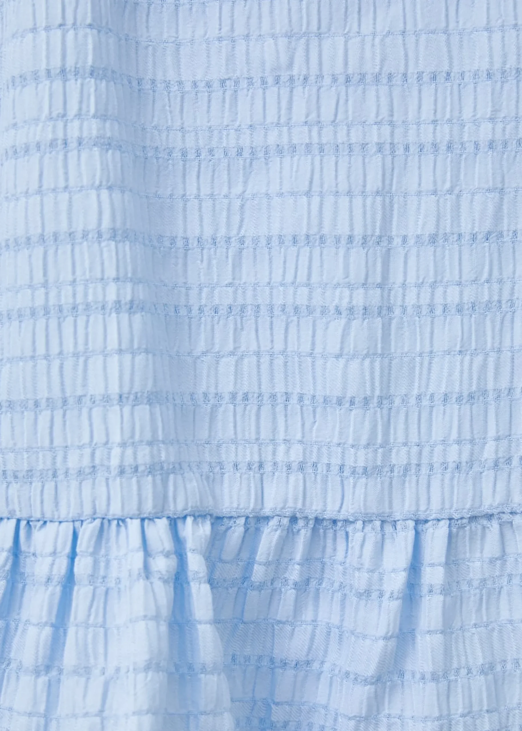 Verena Textured Ruffle Padded Dress