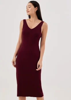 Vinca Knot Back Knit Dress