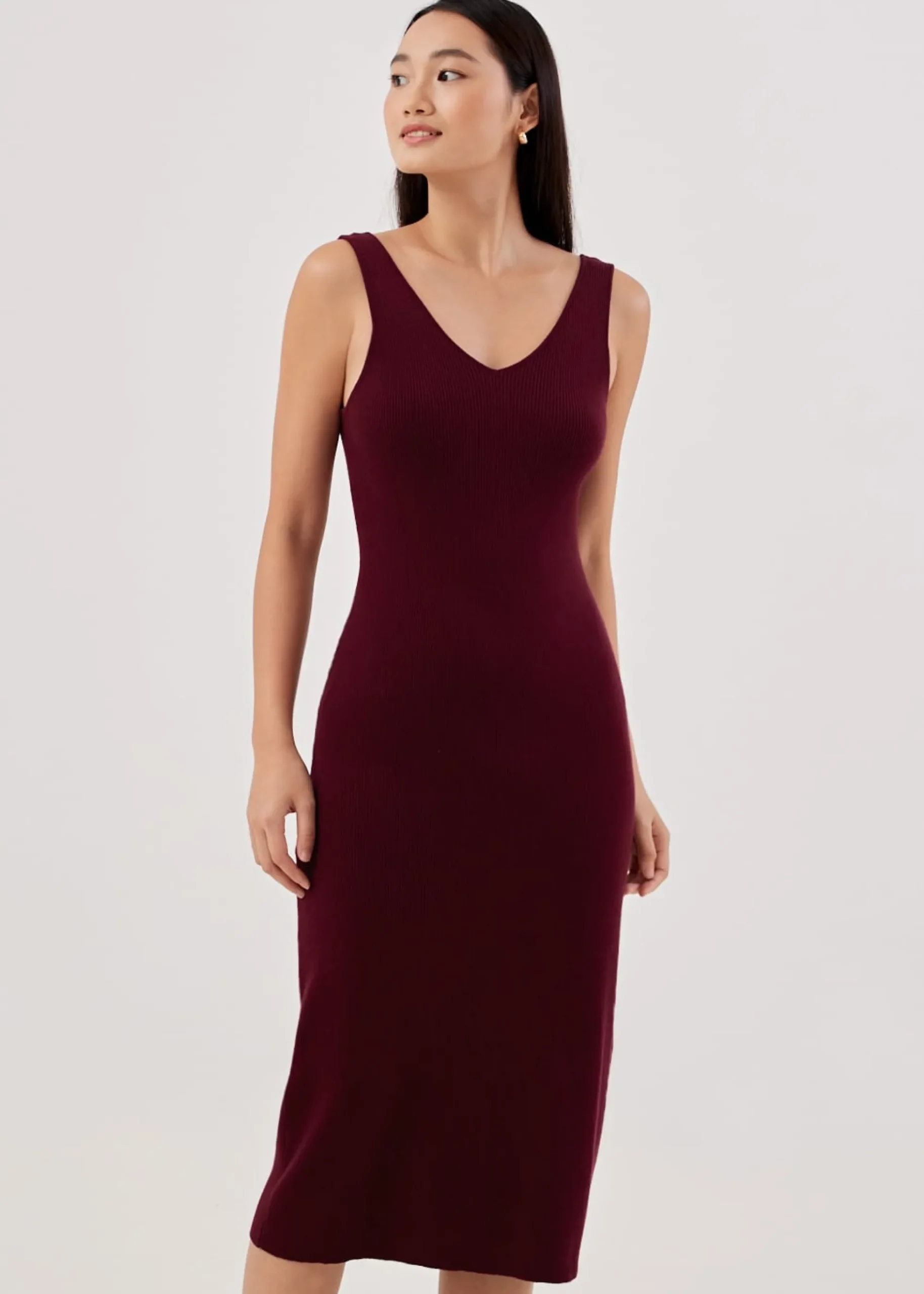 Vinca Knot Back Knit Dress
