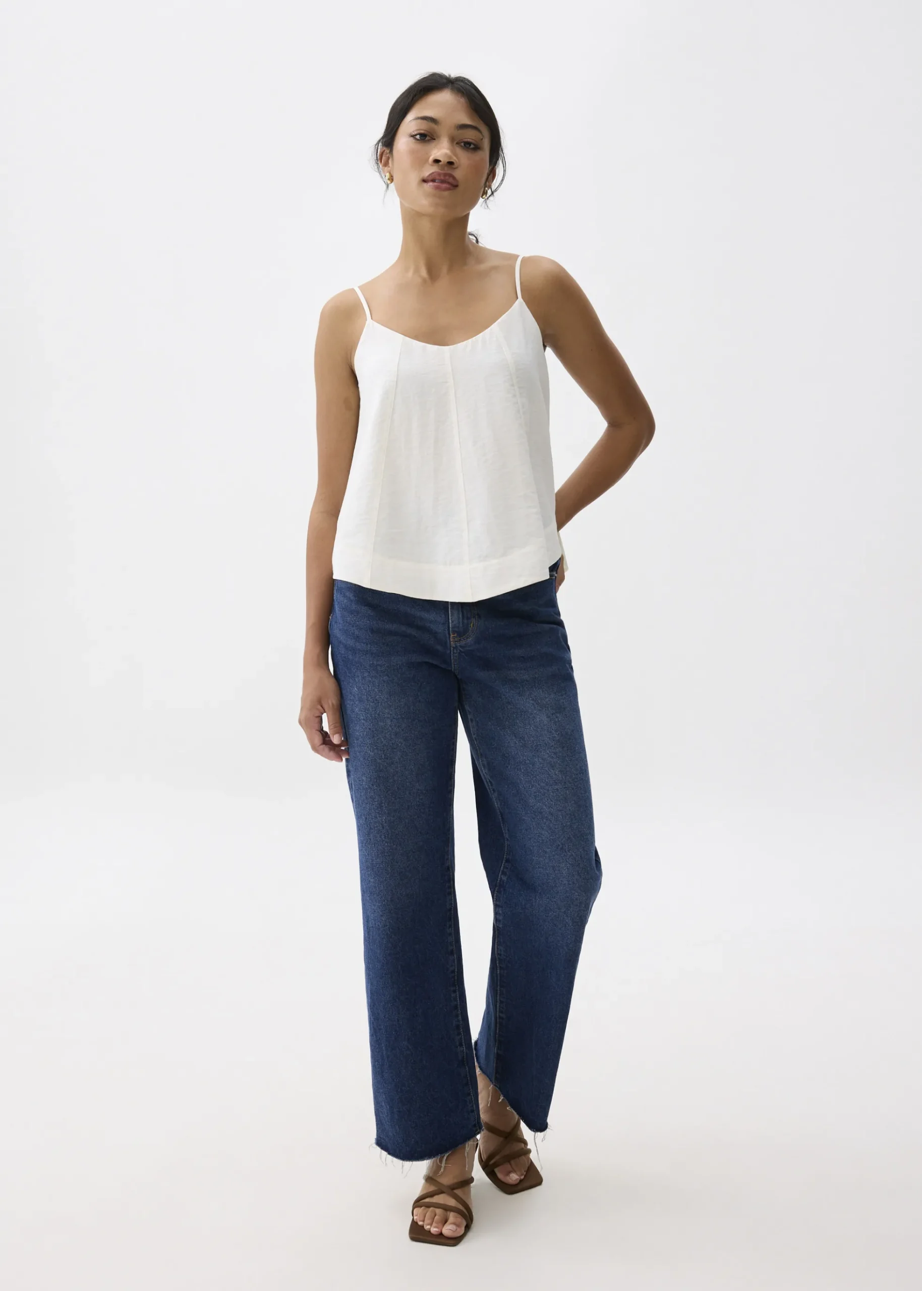 V-neck Trapeze Camisole Top