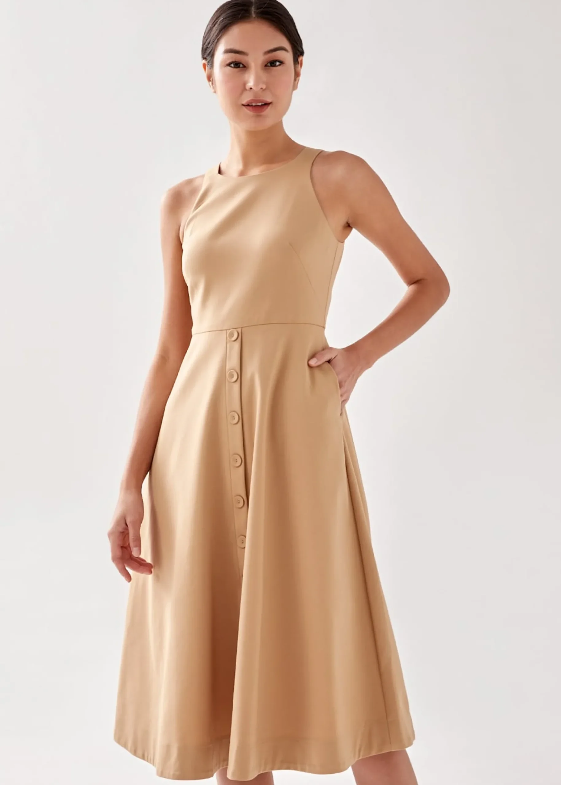 Waleria A-line Midi Dress