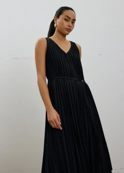 Willa Reversible Sunray Pleated Midaxi Dress