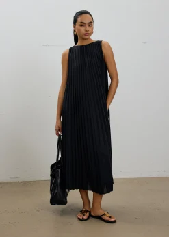 Willa Reversible Sunray Pleated Midaxi Dress