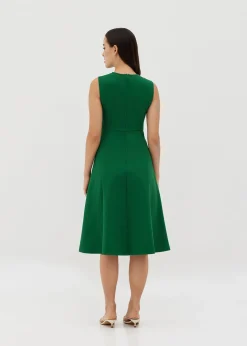 Winona Panelled Fit & Flare Dress