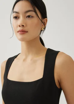 Wynna Textured Fit & Flare Dress