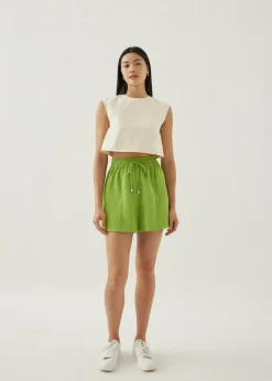 Yanni Relaxed Cotton Twill Shell Top
