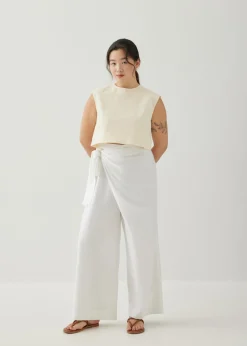 Yanni Relaxed Cotton Twill Shell Top