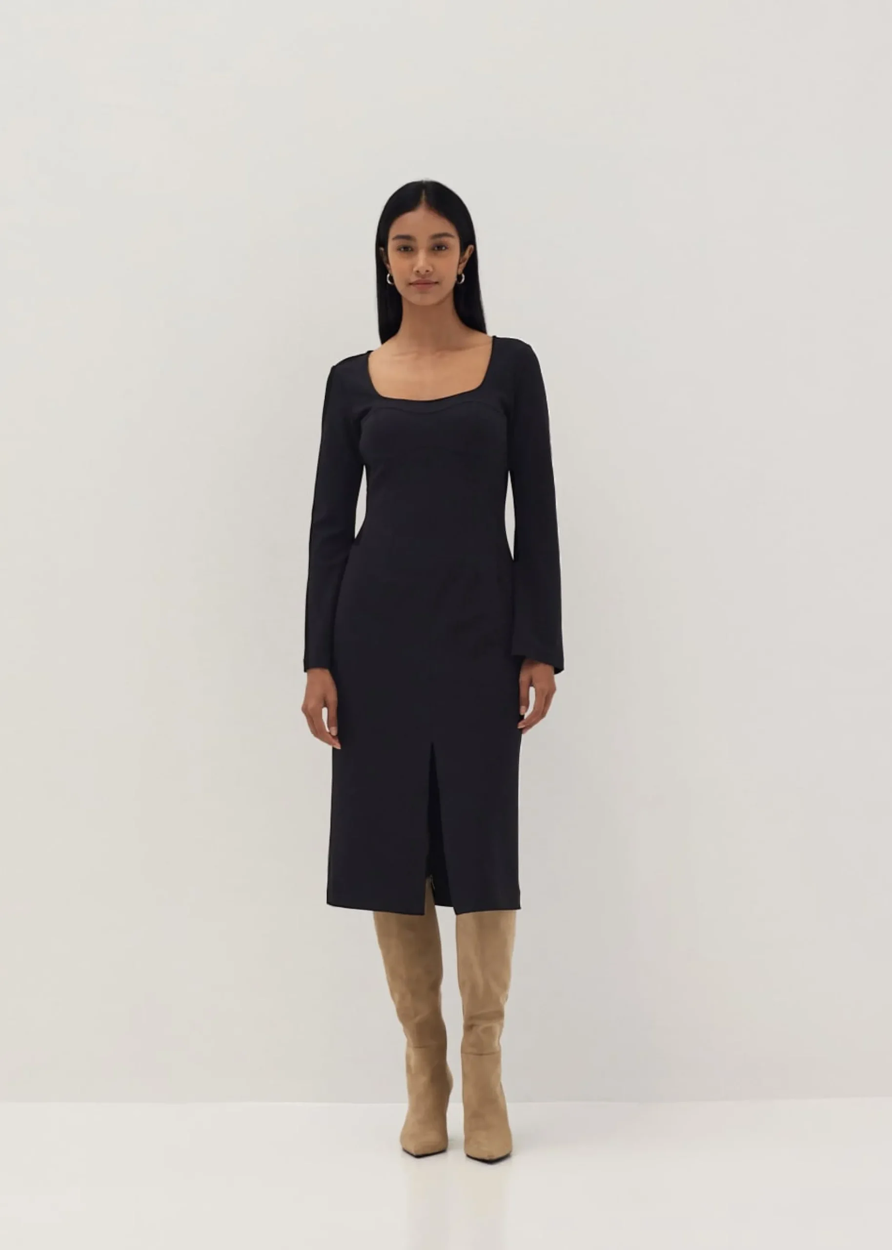 Ylona Bustier Midi Dress