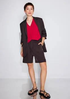 Yuna Relaxed V-neck Vest