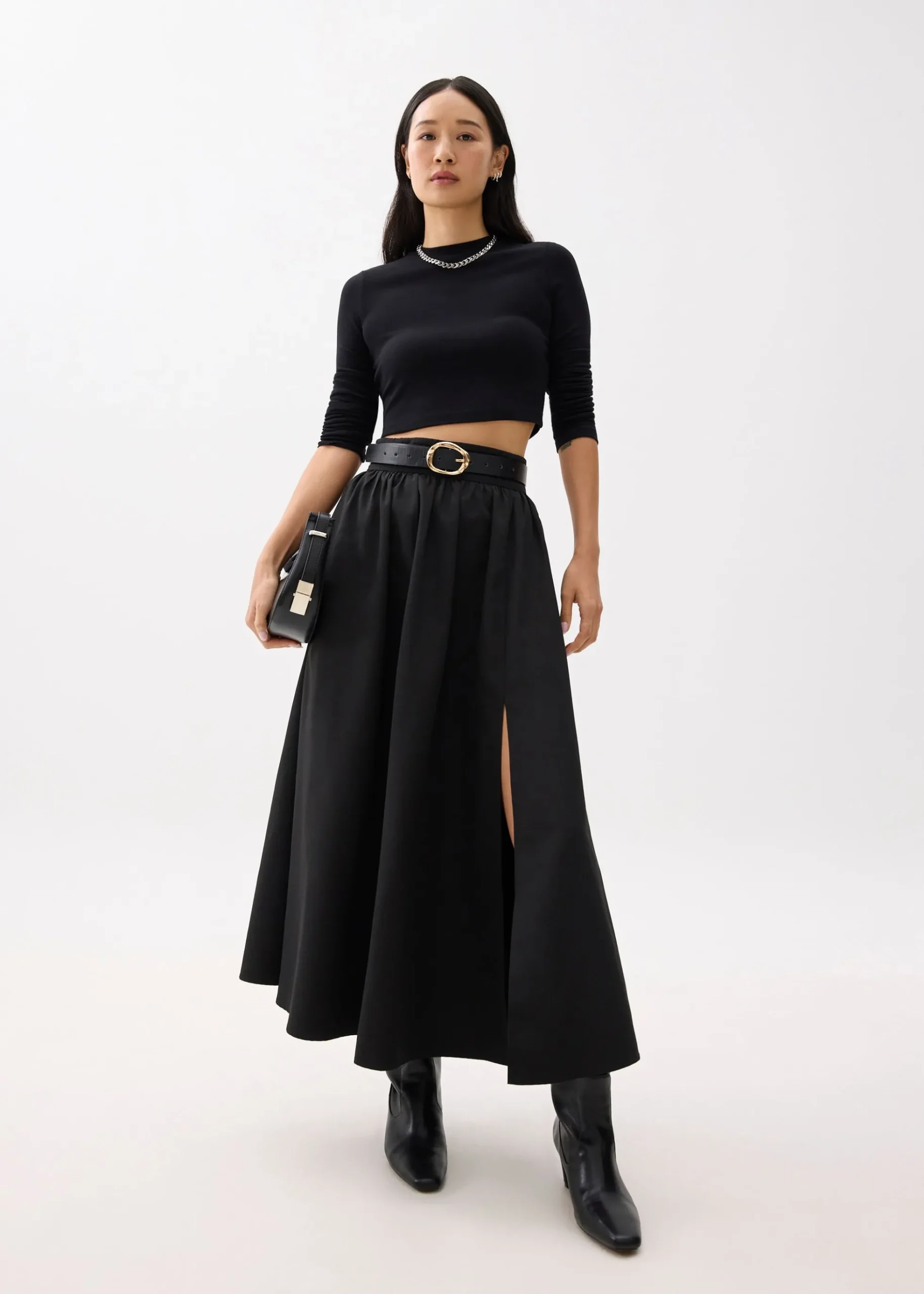 Zoe Flare Maxi Skirt
