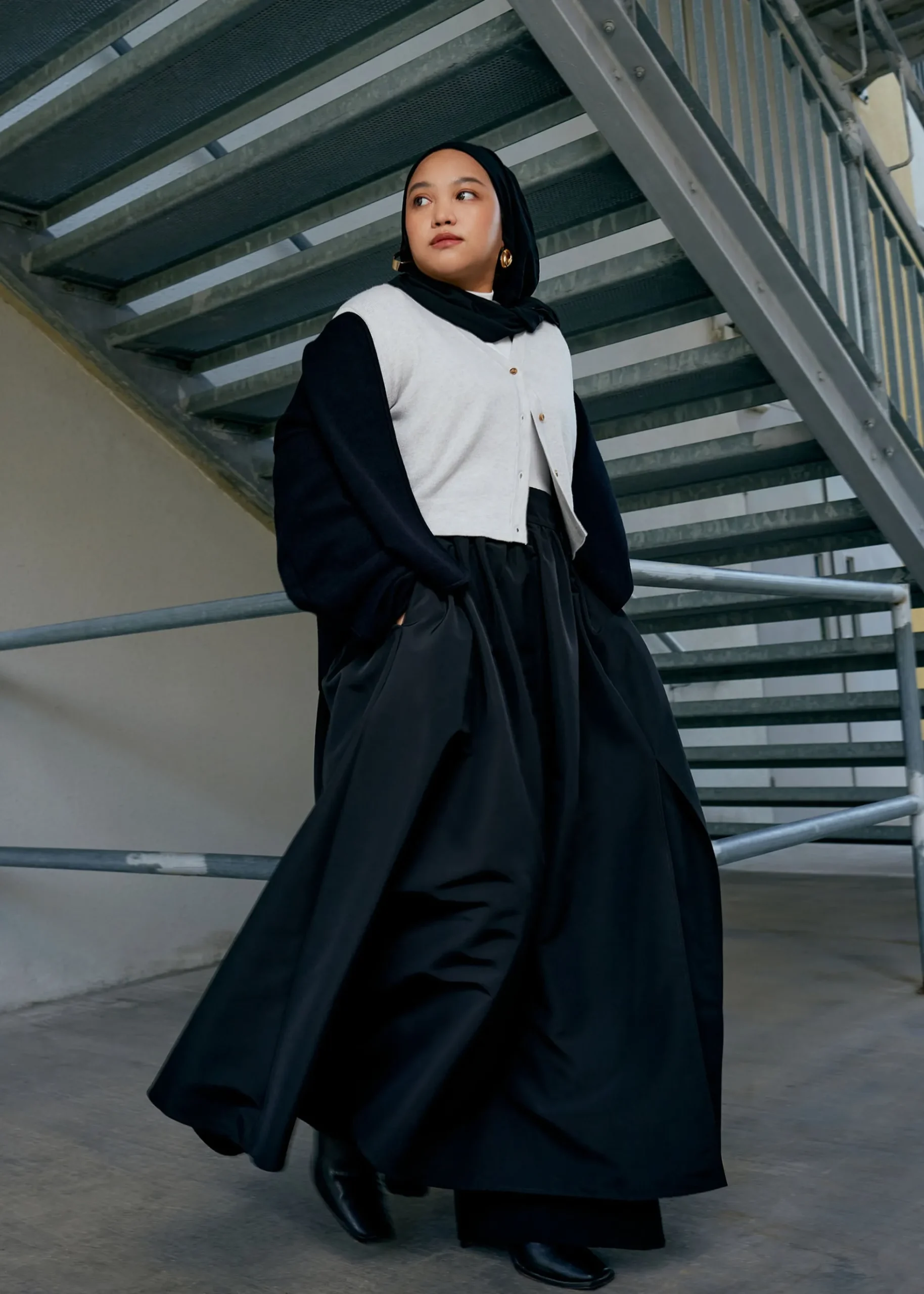 Zoe Flare Maxi Skirt